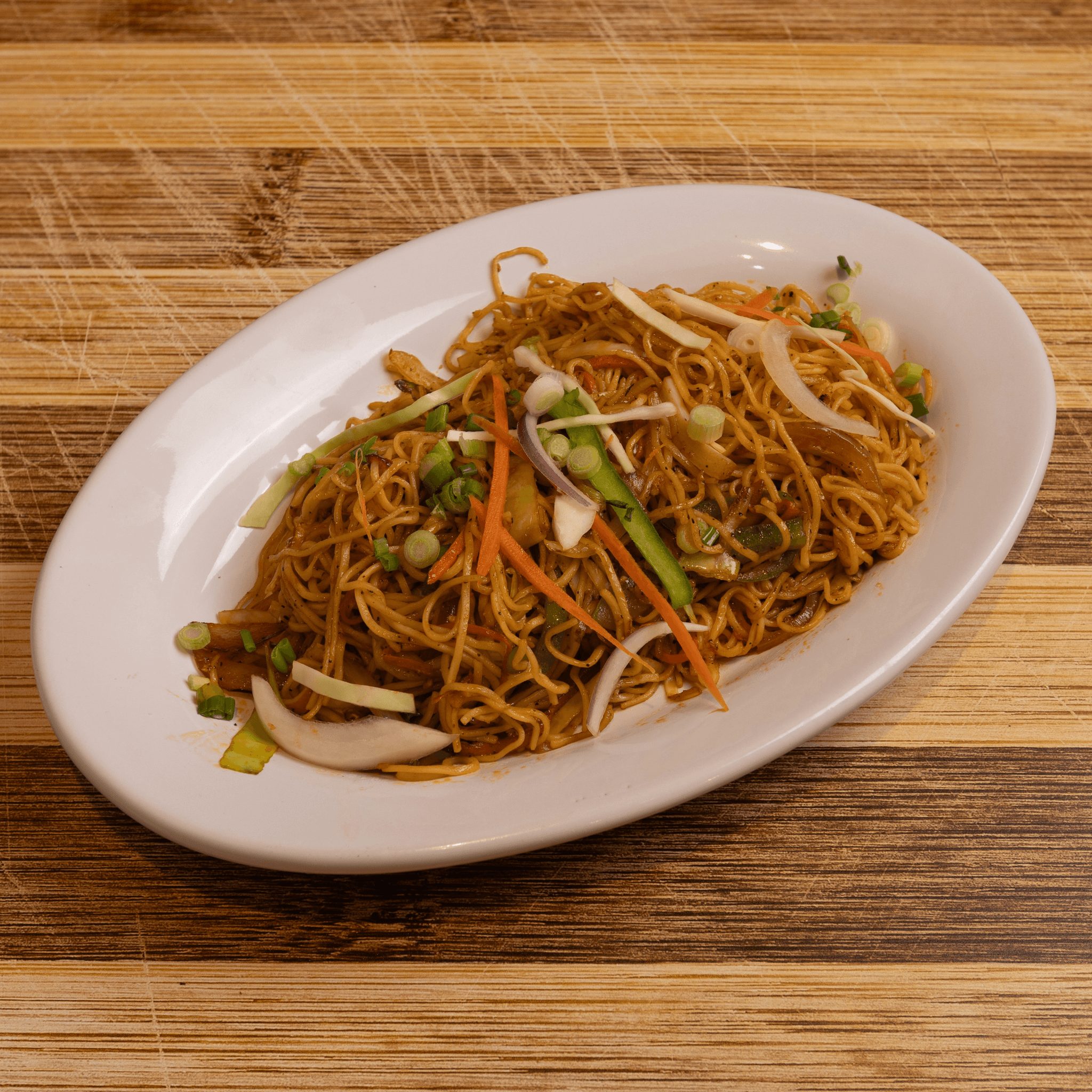 Vegetable Schezwan Noodles.