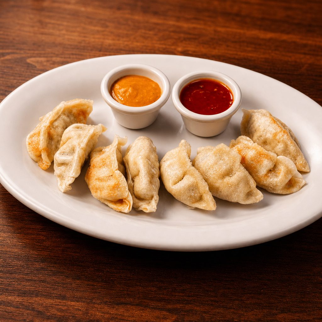 Vegetable Momos (8 Pcs).