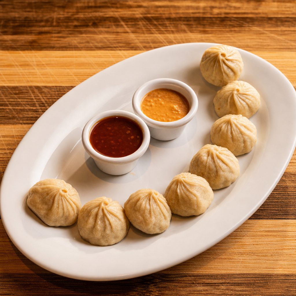 Chicken Momos (8 Pcs).