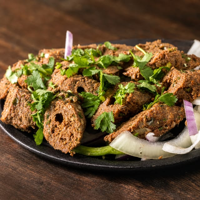 Lamb Seekh Kabob.
