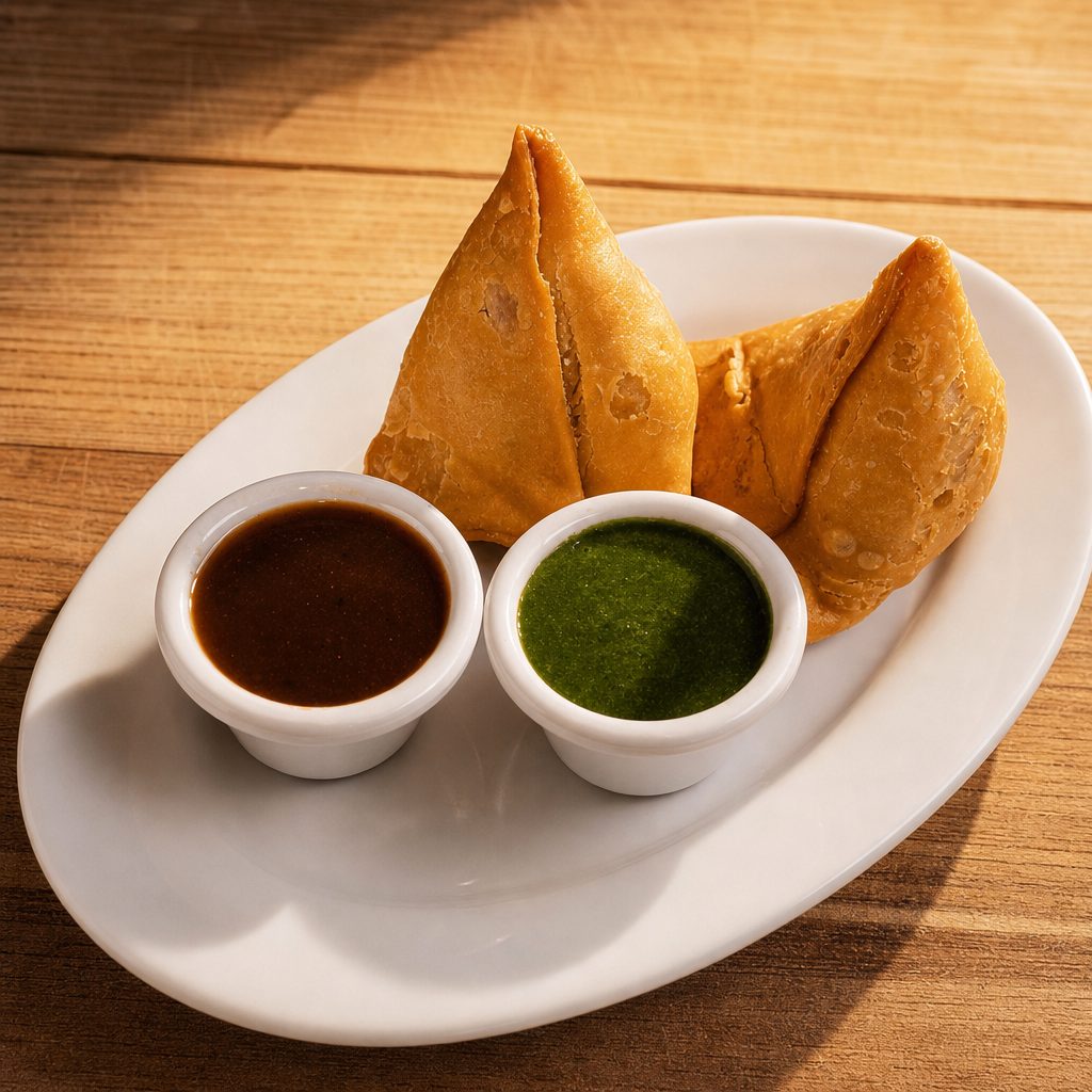 Vegetable Samosa.